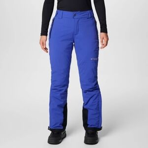 COLUMBIA Titanium Insulated Ski Pants Cirque Bowl Snow Royal Blue Women's 1X NWT